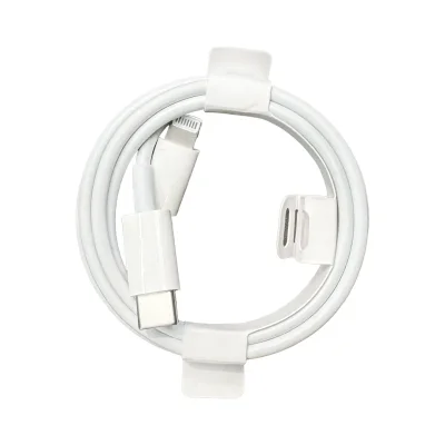 کابل شارژ آیفون تایپ سی به لایتنینگ اصلی اپل طول 1 متر USB-C to Lightning بدون جعبه