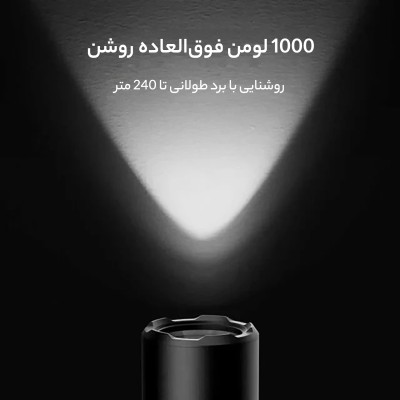 خرید و قیمت چراغ قوه چندکاره شیائومی مدل Xiaomi Multi Functional Flashlight MJSDT001QW