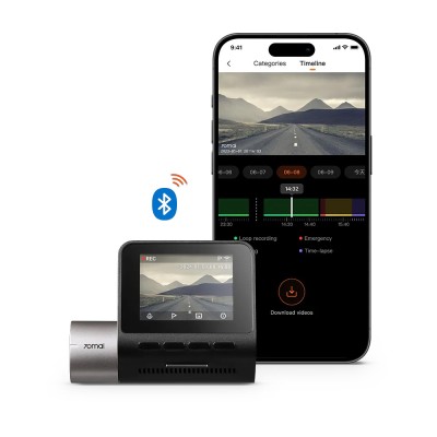 ست دوربین ثبت وقایع خودرو شیائومی مدل 70Mai Dash Cam A510