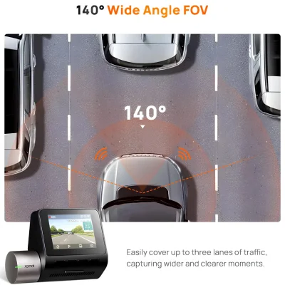 ست دوربین ثبت وقایع خودرو شیائومی مدل 70Mai Dash Cam A510