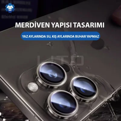 گلس لنز دوربین آیفون 16 نرمال و 16 پلاس فلزی لیتو Lito S+ Metal iPhone 16/16 Plus