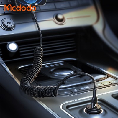 کابل شارژ آیفون تایپ سی به لایتنینگ فنری 36 وات مک دودو مدل Mcdodo CA-1960 طول 1.8 متر