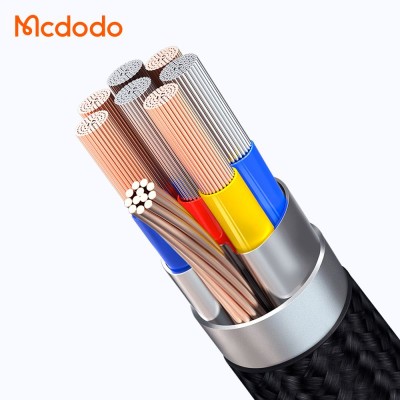 کابل شارژ آیفون تایپ سی به لایتنینگ فنری 36 وات مک دودو مدل Mcdodo CA-1960 طول 1.8 متر