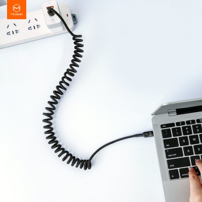 کابل شارژ تایپ سی فنری 60 وات مک دودو Mcdodo PD CA-7860 طول 1.8 متر
