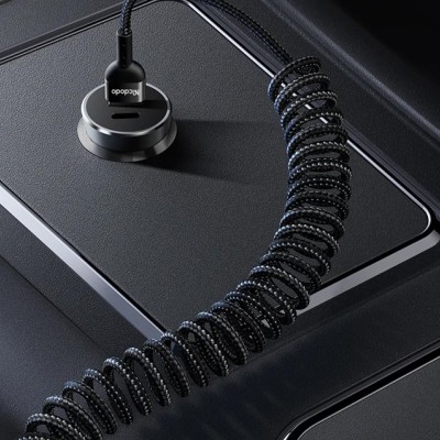 کابل شارژ آیفون لایتنینگ فنری کارپلی مک دودو مدل Mcdodo CA-6410 طول 1.8 متر