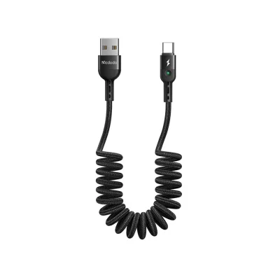 کابل شارژ تایپ سی فنری 3 آمپر مک دودو Mcdodo CA-6420 طول 1.8 متر