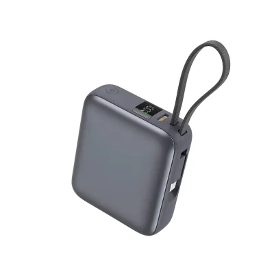 پاوربانک کیو سی وای 35 وات با کابل تایپ سی مدل QCY PB10C ظرفیت 10000 میلی آمپر