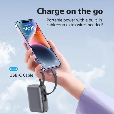 پاوربانک 35 وات 2 خروجی کیو سی وای مدل PB10C ظرفیت 10000 میلی آمپر