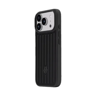قاب آیفون 17 پرو مکس طرح چمدون ریمووا با پک و کیفیت اورجینال مدل RIMOWA iPhone 17 Pro Max