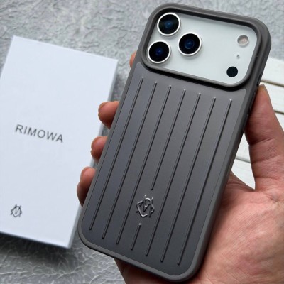 قاب آیفون 17 پرو مکس طرح ریمووا با پکیج و بالاترین کیفیت مدل RIMOWA iPhone 17 Pro Max