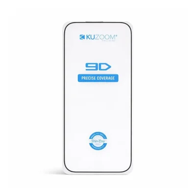 محافظ صفحه نمایش گلس آیفون 17 پرو کوزوم KUZOOM 9D HD iPhone 17 Pro