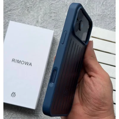 قاب آیفون 17 پرو طرح ریمووا با پکیج و بالاترین کیفیت مدل RIMOWA iPhone 17 Pro