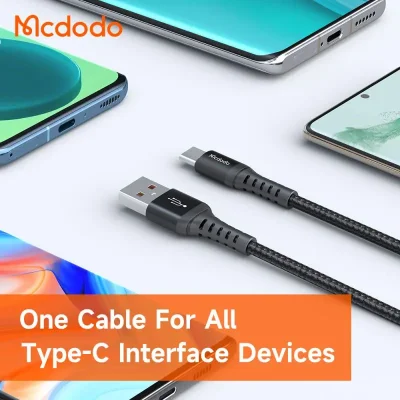 کابل USB به تایپ سی فست شارژ 3 آمپر مک دودو مدل CA-2271 طول 1 متر