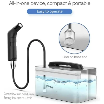 خرید و قیمت بیده و خودشور شارژی شلنگی مسافرتی گرین لاین مدل Compact Bidet