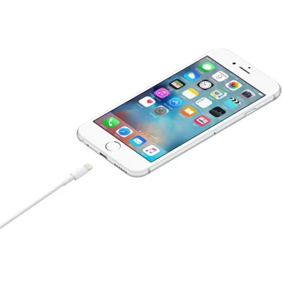 کابل تبدیل USB-A به لایتنینگ اصلی اپل طول 1 متر اورجینال - سر جعبه ای