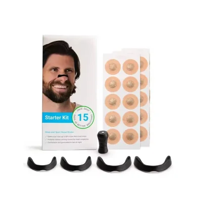 گشاد کننده تنفسی بینی ورزش و خواب و رفع خروپف مدل Starter Kit