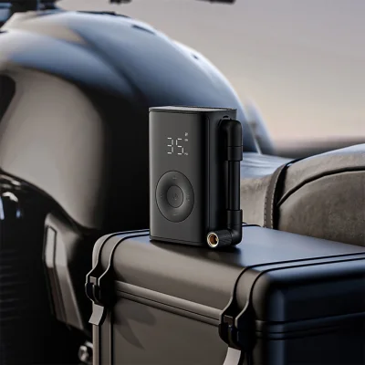 خرید و قیمت کمپرسور هوا شارژی میجیا شیائومی مدل Xiaomi Mijia Compact Portable Electric Air Compressor MJBXCQBQW