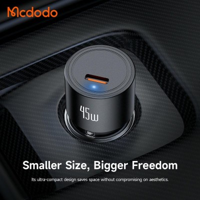 شارژر فندکی سوپر فست شارژ 45 وات مک دودو مدل Obsidian 45W USB-C CC-5340