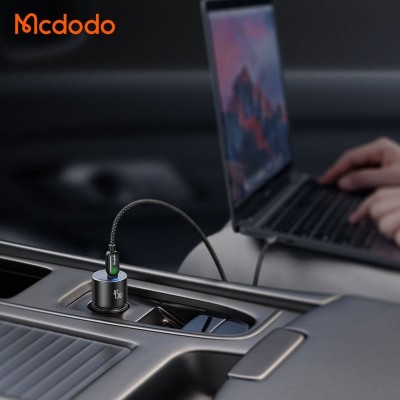 شارژر فندکی سوپر فست شارژ 45 وات مک دودو مدل Obsidian 45W USB-C CC-5340