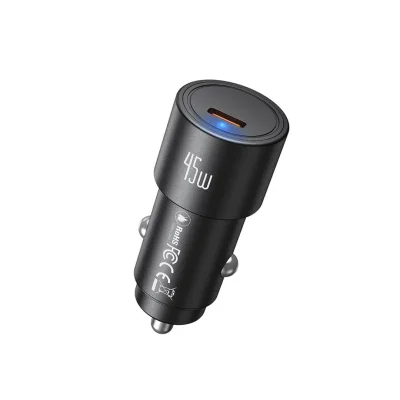 شارژر فندکی سوپر فست شارژ 45 وات مک دودو مدل Obsidian USB-C 45W CC-5340