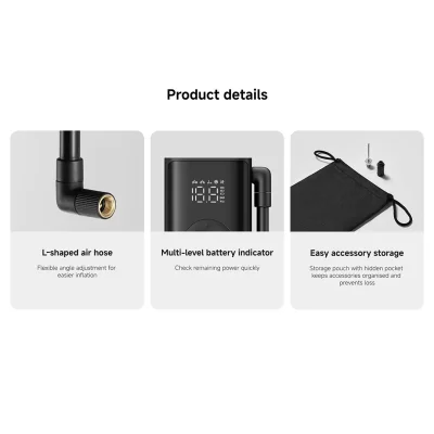 پمپ باد شیائومی مدل Mijia Portable Air Compressor MJBXCQBQW