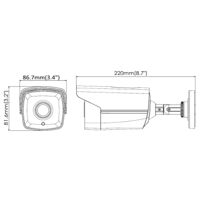 دوربين مداربسته آنالوگ بولت هايک ويژن مدل TurboHD DS-2CE16D0T-IT1