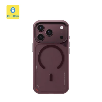 کاور مگ سیف آیفون 18 پرو با پایه استند بلوئو BLUEO Frosted Heat Stand MagSafe iPhone 18 Pro