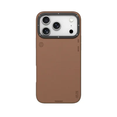 قاب مگ سیف چرمی یانگ کیت Simple Matte Leather مناسب آیفون 18 پرو و 17 پرو iPhone 18 Pro/17 Pro