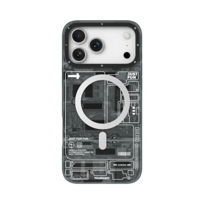 کاور مگ سیف آیفون 18 پرو یانگ کیت Youngkit Futuristic Circuit iPhone 18 Pro