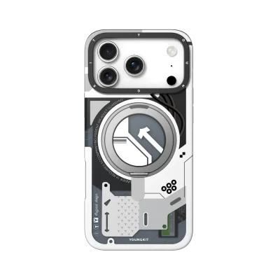 قاب مگ سیف پایه هولدر یانگ کیت CyberPunk Starship مناسب آیفون 18 پرو و 17 پرو iPhone 18 Pro/17 Pro