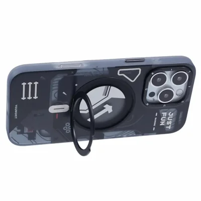 کاور مگ سیف استند (هولدر) یانگ کیت مدل CyberPunk 360° Spin MagSafe مناسب آیفون 18 پرو اپل iPhone 18 Pro