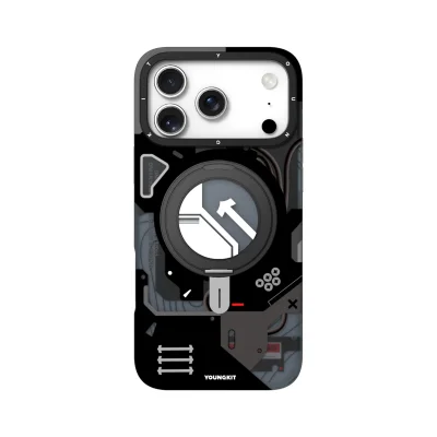 قاب مگ سیف پایه هولدر یانگ کیت CyberPunk Starship مناسب آیفون 18 پرو و 17 پرو iPhone 18 Pro/17 Pro