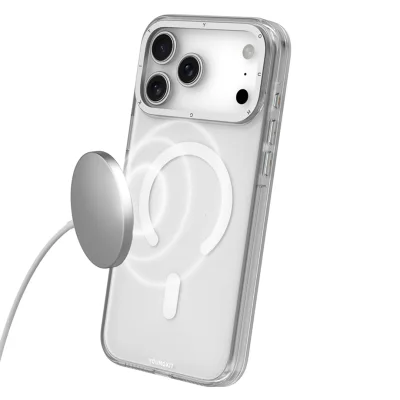 قاب مگ سیف شفاف یانگ کیت Crystal Shield مناسب آیفون 18 پرو و 17 پرو iPhone 18 Pro/17 Pro