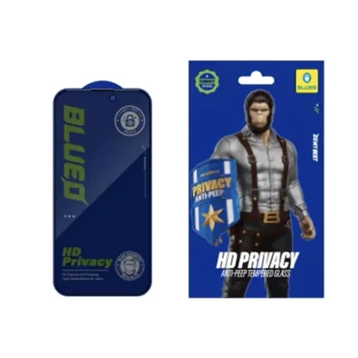 محافظ صفحه نمایش گلس آیفون 18 پرو پرایوسی حریم شخصی بلوئو Privacy Anti-Peep iPhone 18 Pro