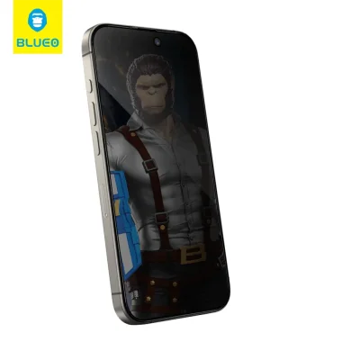 محافظ صفحه نمایش گلس آیفون 18 پرو مکس پرایوسی با کیت نصب اتوماتیک بلوئو iPhone 18 Pro Max