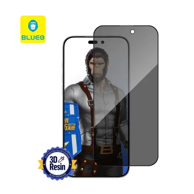 محافظ صفحه نمایش گلس آیفون 18 پرو پرایوسی با کیت نصب اتوماتیک بلوئو Privacy Anti-Peep iPhone 18 Pro