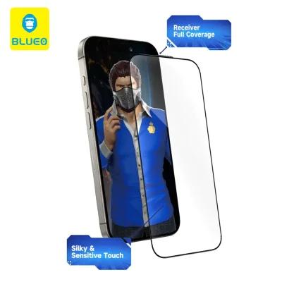 محافظ صفحه نمایش گلس آیفون 18 پرو و آیفون 17 پرو و 16 پرو و 17 شفاف بلوئو DUSTPROOF iPhone 18 Pro/17/17 Pro/16 Pro