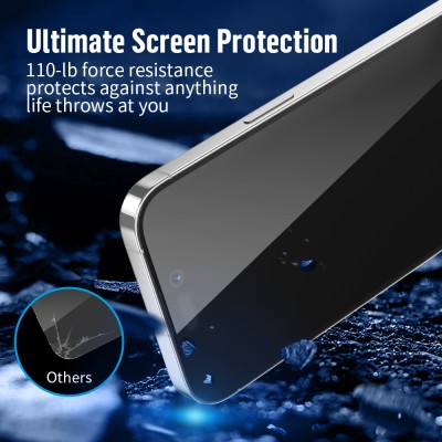 محافظ صفحه نمایش گلس آیفون 18 پرو و آیفون 17 پرو و 16 پرو و 17 شفاف بلوئو DUSTPROOF iPhone 18 Pro/17/17 Pro/16 Pro