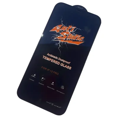محافظ صفحه نمایش گلس آیفون 12 و 12 پرو شفاف آنتی استاتیک شیشه ای میوتبل iPhone 12/12 Pro