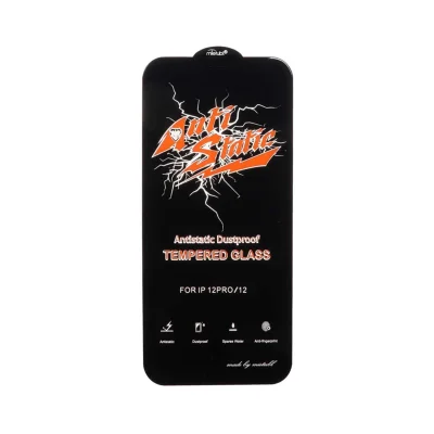محافظ صفحه نمایش گلس آیفون 12 نرمال و 12 پرو شفاف آنتی استاتیک شیشه ای میوتبل iPhone 12/12 Pro