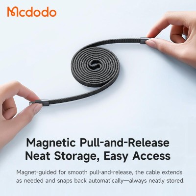 کابل شارژ آیفون تایپ سی به لایتنینگ 36 وات بدنه مگنتی مک دودو مدل Mcdodo CA-9910 طول 1 متر