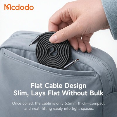 کابل شارژ آیفون تایپ سی به لایتنینگ 36 وات بدنه مگنتی مک دودو مدل Mcdodo CA-9910 طول 1 متر