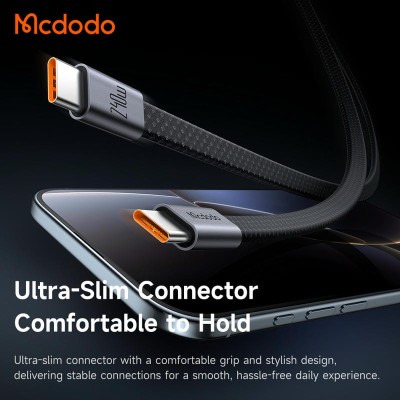 کابل شارژ تایپ سی به تایپ سی 240 وات بدنه آهنربایی مک دودو Mcdodo CA-9900 طول 1.2 متر