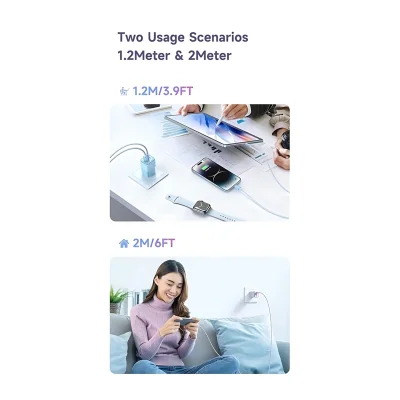 کابل تبدیل USB به لایتنینگ مک دودو مدل Mcdodo Lightning 3A CA-364 طول 1.2 متر