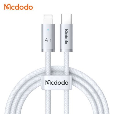 کابل تبدیل تایپ سی به لایتنینگ 36 وات مک دودو مدل Mcdodo Lightning 36W CA-778 طول 1.2 متر