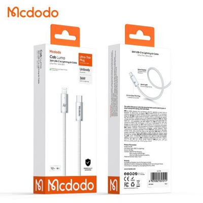 کابل شارژ آیفون تایپ سی به لایتنینگ 36 وات مک دودو مدل Mcdodo CA-778 طول 1.2 متر