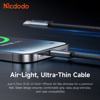 کابل شارژ آیفون تایپ سی به لایتنینگ 36 وات مک دودو مدل Mcdodo CA-778 طول 1.2 متر