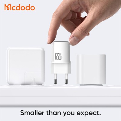 آداپتور شارژر 65 وات سوپر فست شارژ 3.0 مک دودو Mcdodo 65W CH-826