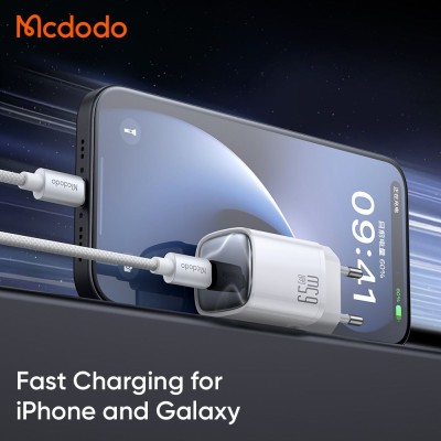 آداپتور شارژر 65 وات سوپر فست شارژ 3.0 مک دودو Mcdodo 65W CH-826