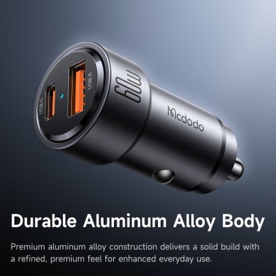 شارژر فندکی فست شارژ 60 وات 2 پورت مک دودو مدل NeoEco 60W CC-8210
